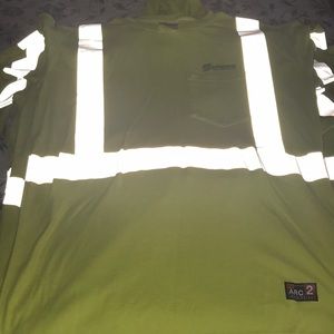 Lineman IBEW work shirt - safety yellow. New